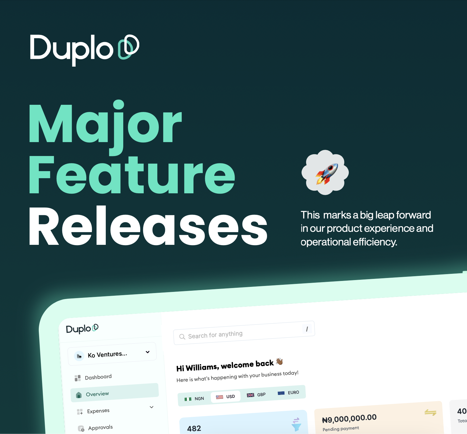 Duplo launches international payments and compliance automation