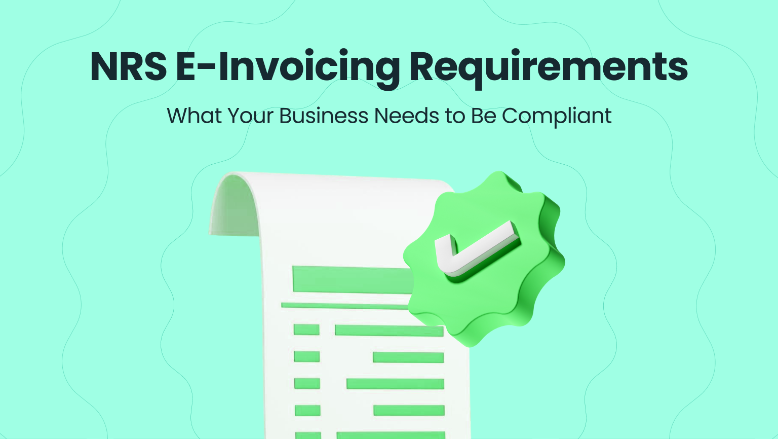 NRS E-Invoicing Requirements What Your Business Needs to Be Compliant